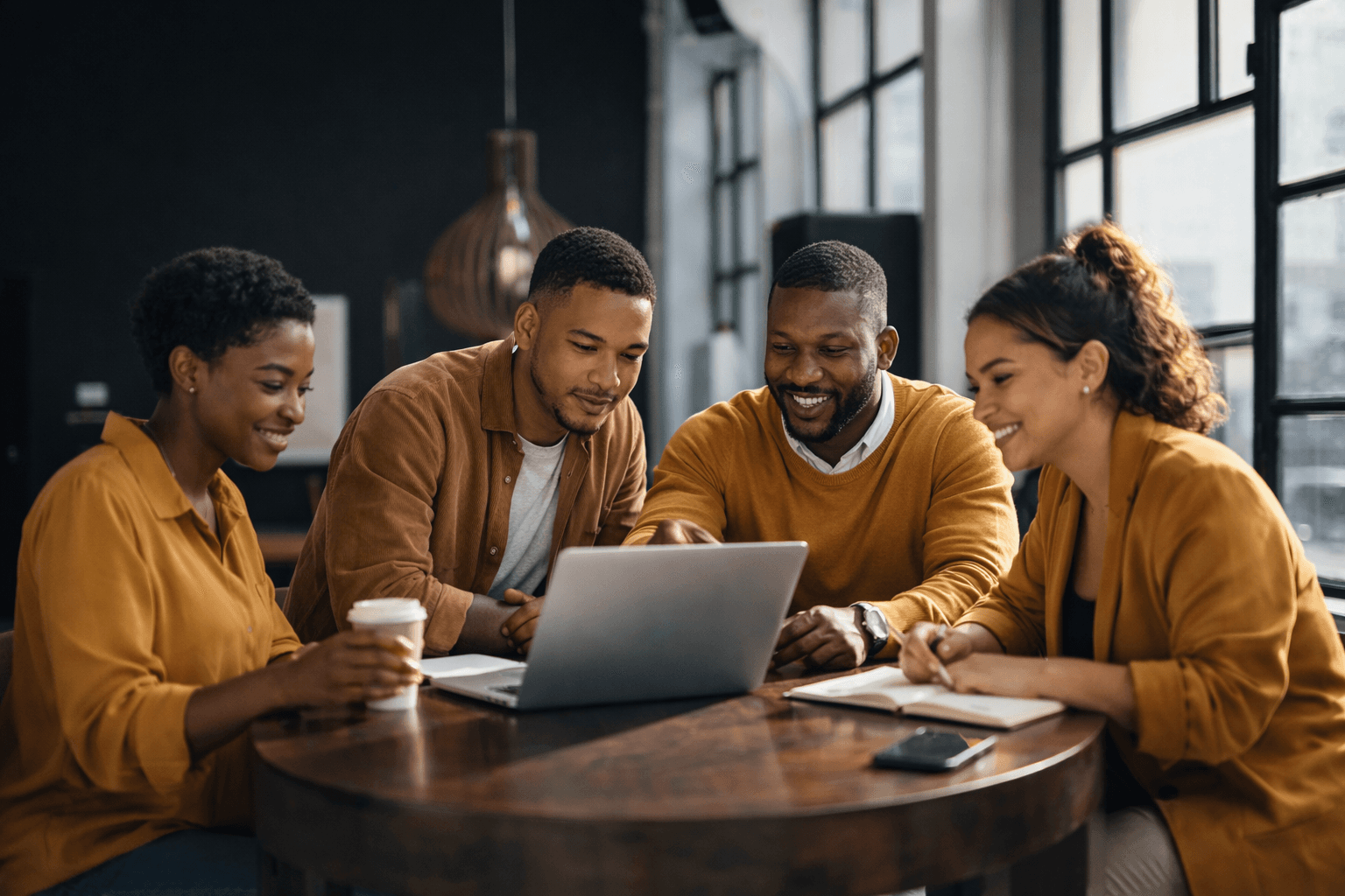 Teams collaborating on-site