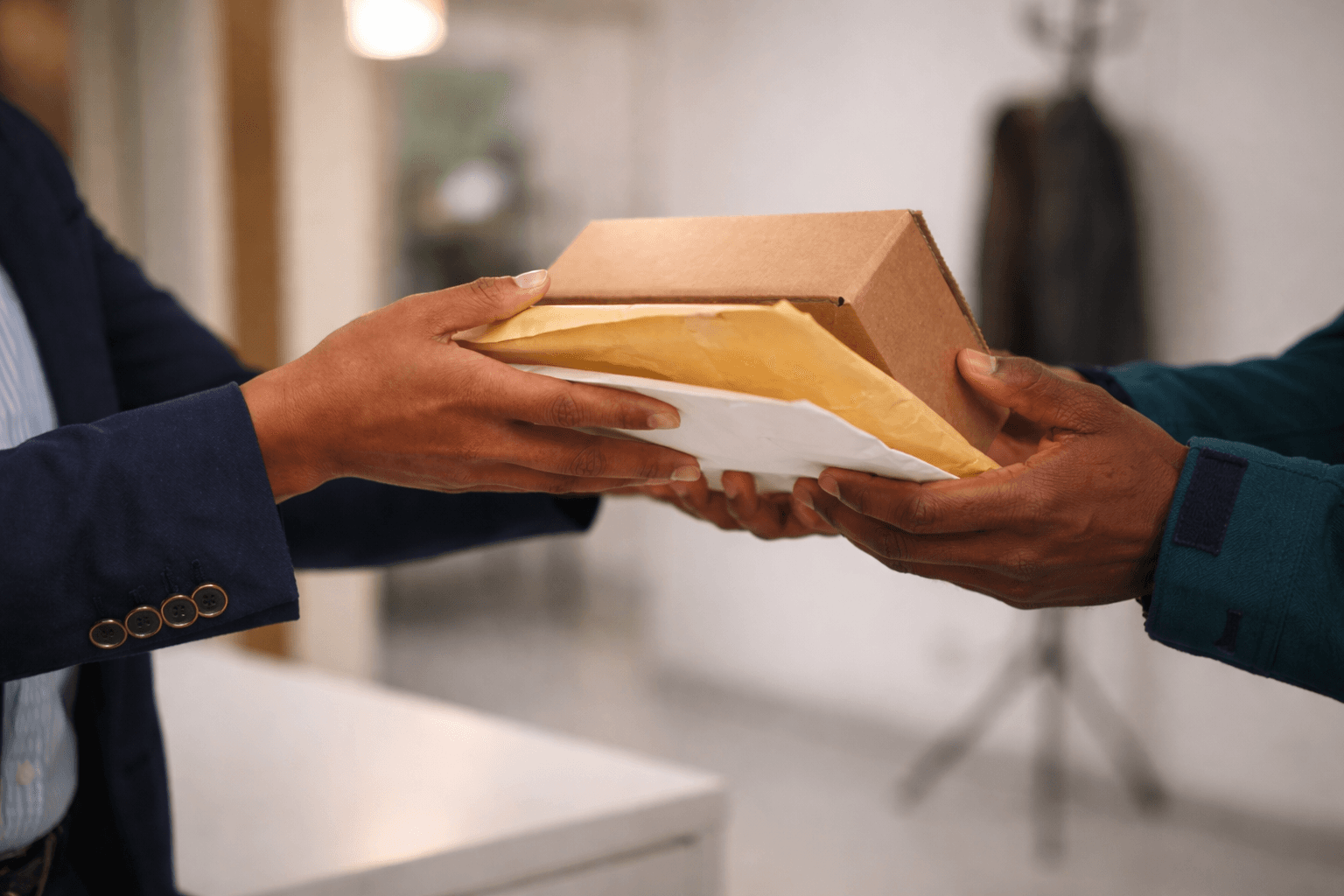 Real handover moment with supplier team