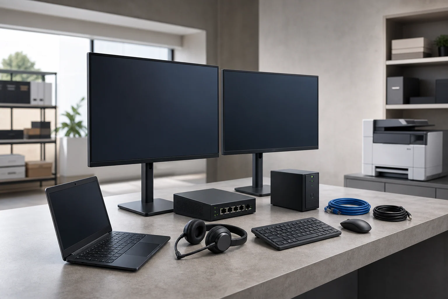 Business ICT equipment including laptops, monitors, networking, power protection and printing products